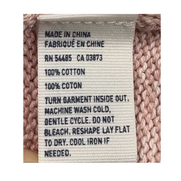 American Eagle Tank Top Womens Crochet Patterned Knit Sleeveless Small Pink Y2K - Picture 8 of 8